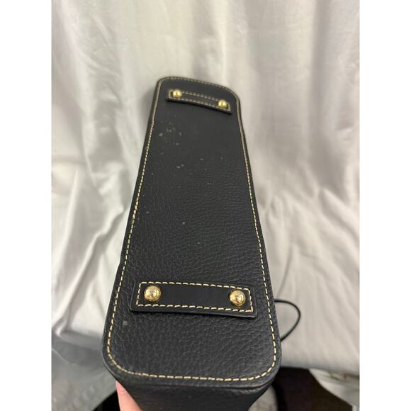 Dooney & Bourke Black Pebbled Leather Lexington Shoulder Tote Bag GS - Picture 3 of 7